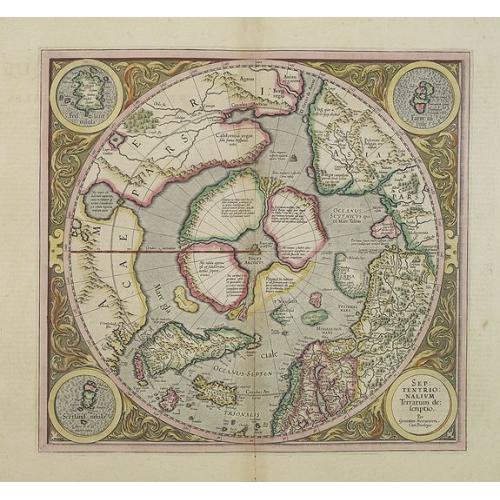 Old map image download for Septentrionalium Terrarum descriptio.