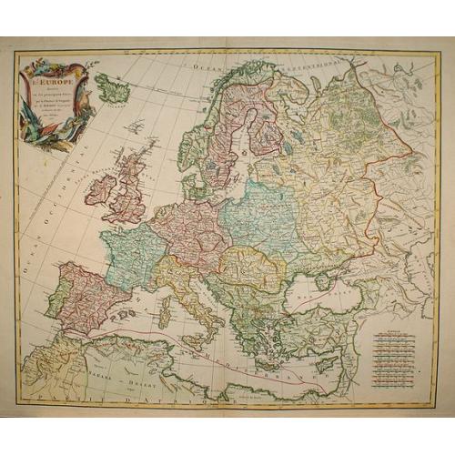 Old map image download for L'Europe divisée en ses principaux Etats?