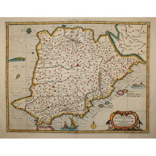 Old map image download for Tab. II. Europae, Hispaniam ac Lusitaniam Complectens