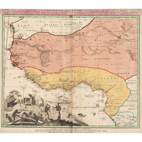 Old map image download for Guinea propria, nec non Nigritiae vel Terrae Nigrorum..