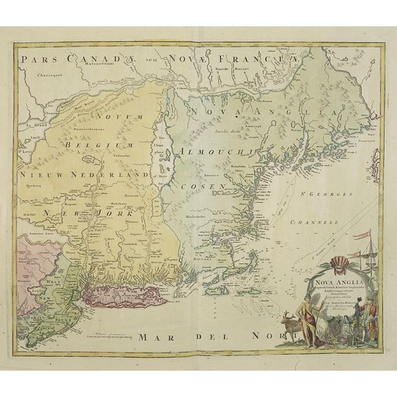 Nova Anglia Septentrionali Americae..