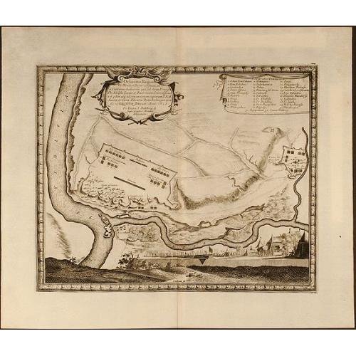 Old map image download for Delineatio Regionis Vbi Wistula, et Bugus confluunt , vt et Castrorum Suedicorum