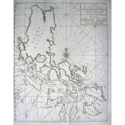 Carte du Canal des Isles Philippines par lequel passe le Galion de Manille et les Iles voisines