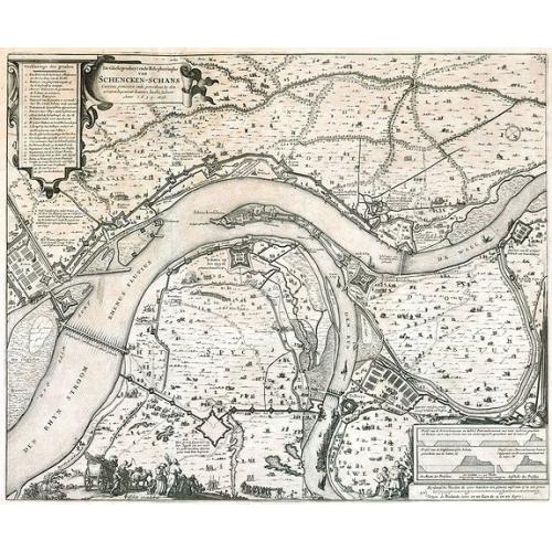 Old map image download for De Ghelegentheyt ende Belegheringhe van Schenken-Schans.