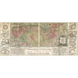 Charte Geographique de la Campagne du Haut Rhin...