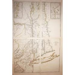 Province de New-York en 4 Feuilles par Montresor.