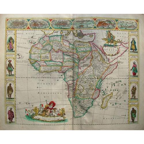 Old map image download for Nova Africa descriptio.
