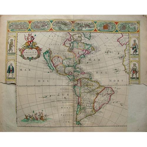 Old map image download for Nova totius americae descriptio.