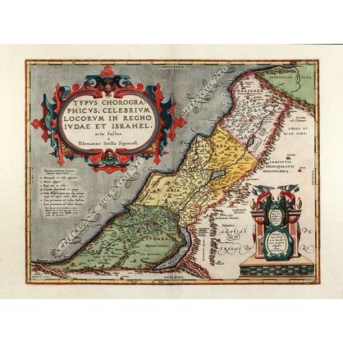 Old map image download for Typus chorographicus, celebrium locorum in regno Iudae et Israhel