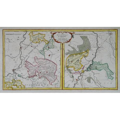 Old map image download for Die Herzogthümer LIMBURG und GELDERN östereichischen Antheils.