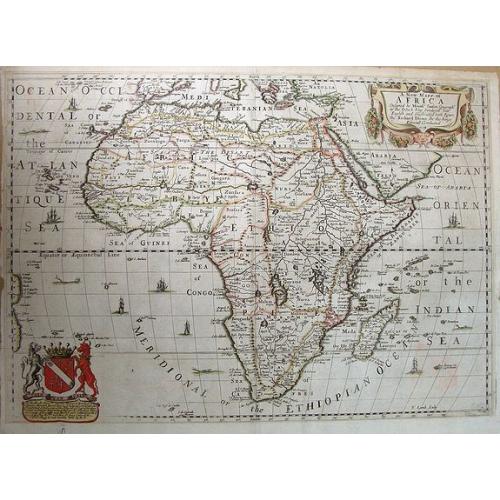 Old map image download for A New Map of Africa.