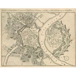 Plan of Dresden, Capital of Saxony.