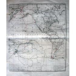 [Untitled map of the Pacific and the Americas]