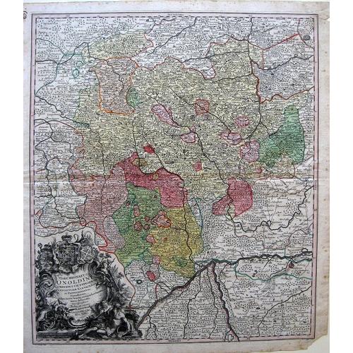 Old map image download for Marchionatus Onoldini....