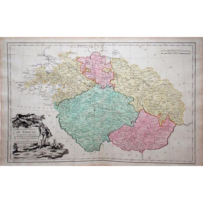 Carte des Etats de Boheme . . .