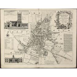 A Plan of Wolverhampton Surveyed in MDCCL By Isaac Taylor and Engraved by Thomas Jefferys Geographer to His Royal Highness the Prince of Wales