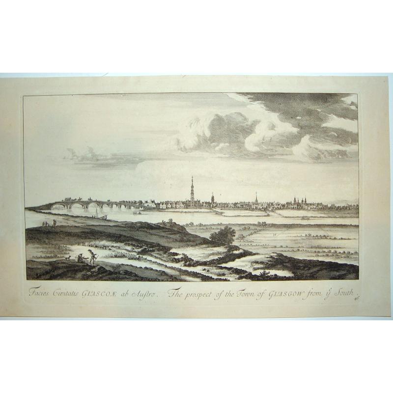 Facies Civitalis GLASCOAE...The prospect of the Town of Glasgow from the South