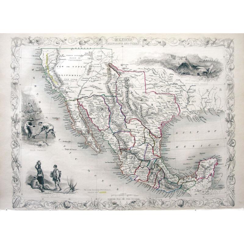 Mexico, California and Texas.