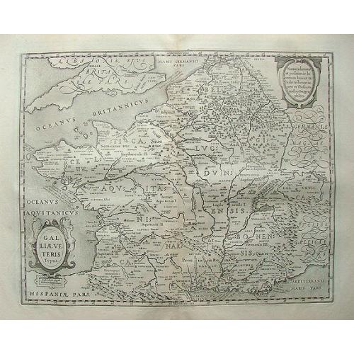 Old map image download for Galliae Veteris Typus.