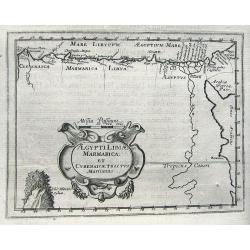 Aegypti Libiae Marmaricae Et Cyrenaicae Tractus Maritimus.