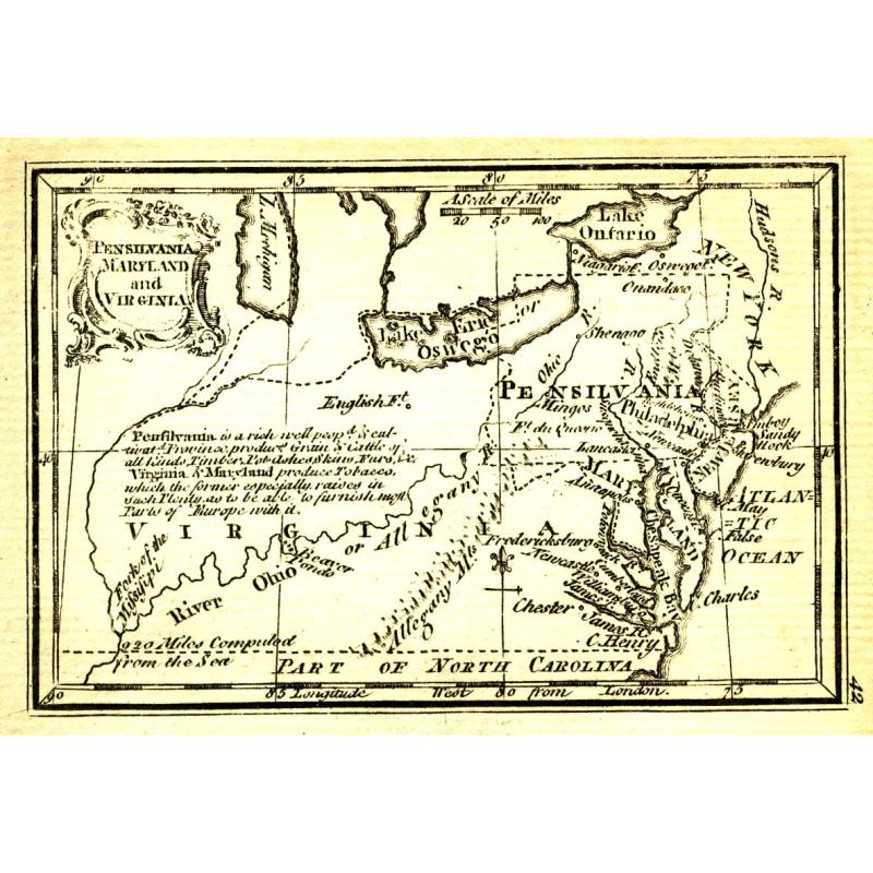 Pensilvania, Maryland and Virginia.