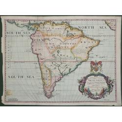 A New Map of South America Showing its General Divisions Chief Cities & Towns: Rivers, Mountains dedicated to his highness William Duke of Gloucester 