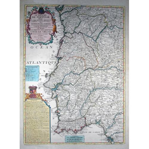 Le Royaume de Portugal divisé en cinq grandes Provinces...