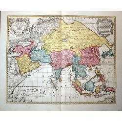 L'Asie Divisee en ses Empires Royaumes et Etats. 
