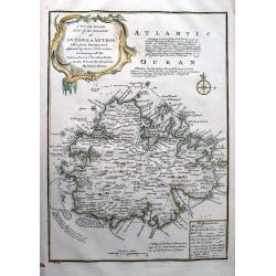 A New and Accurate Map of the Island of Antigua or Antego...
