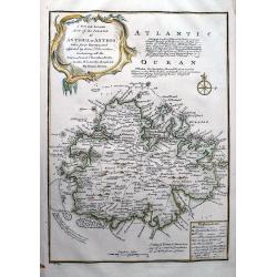 A New and Accurate Map of the Island of Antigua or Antego...