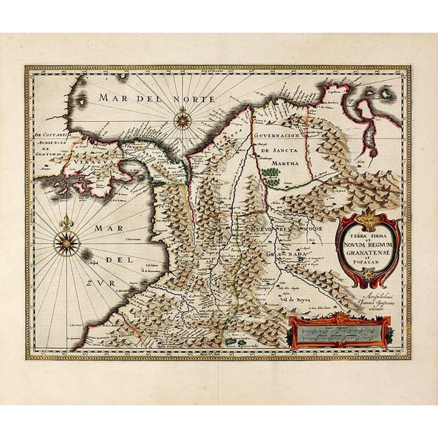 Terra Firma et Novum Regnum Granatense et Popayan.