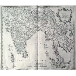 Les Indes Orientales ou sont distingues les Empires et Royaumes quelles contiennent, tirees du Neptune Oriental.