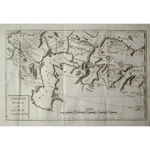 Old map image download for [SET OF 5 MAPS OF THE CASPIAN SEA, RUSSIA, ca. 1769]