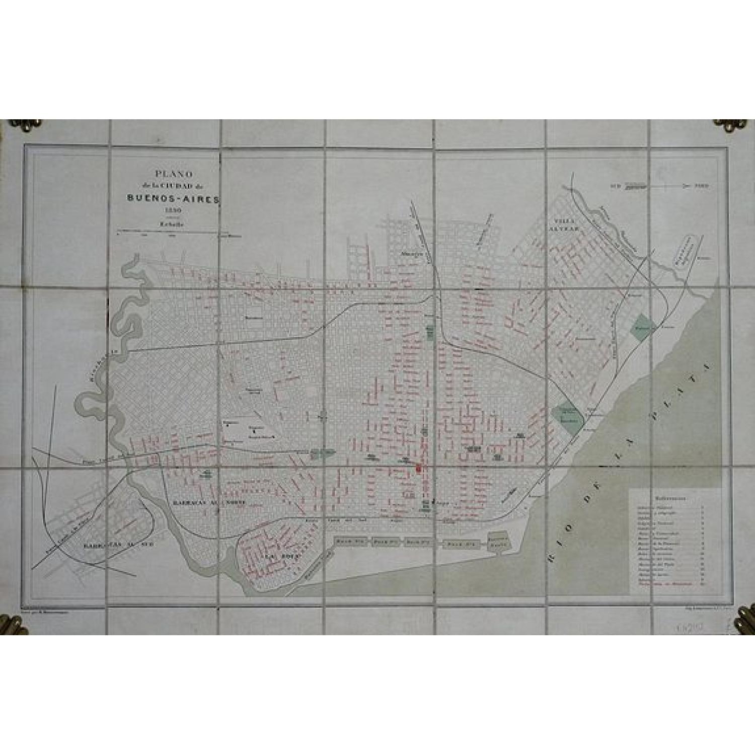 Plano de la Ciudad de Buenos-Aires.