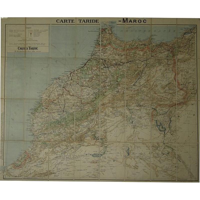 Carte Taride - Maroc.