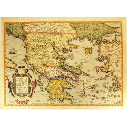 Old map image download for Graeciae Universae Secundum Hodiernum Neoterica Descriptio.
