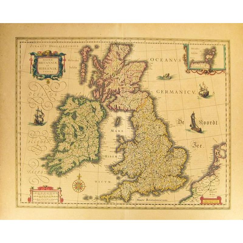 Magnae Britanniae et Hiberniae Tabula.