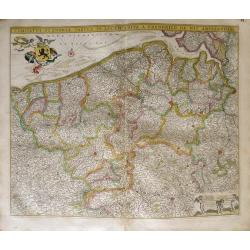 Comitatus Flandria Tabula, in Lucem Edita a Frederico de Wit ...