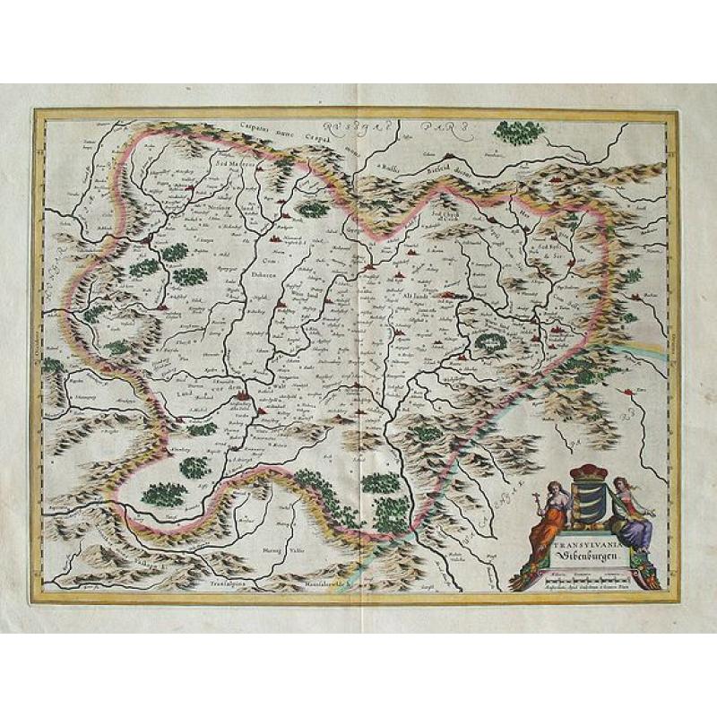 TRANSYLVANIA Sibenburgen ... Apud Guiljelmum et Ioannem Blaeu.
