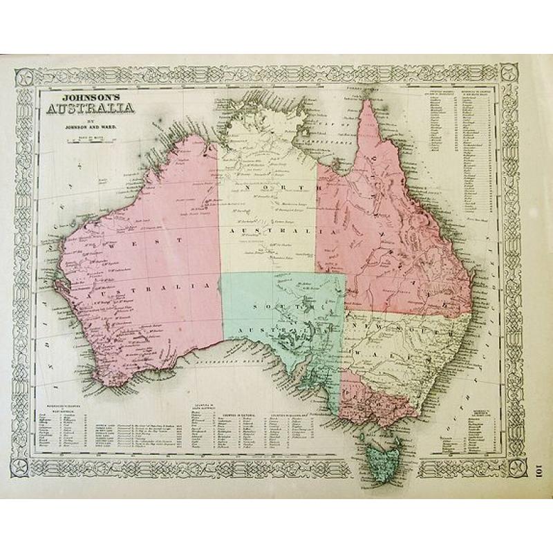 Johnson's Australia by Johnson and Ward.