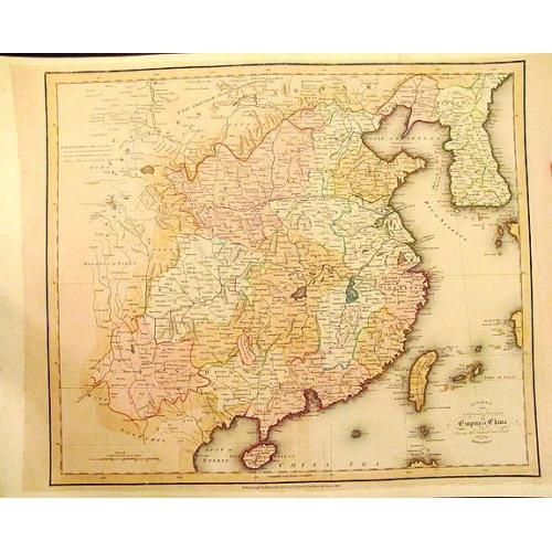 Old map image download for The Empire of China Divided into Separate Provinces from the Latest and Best Authorities.