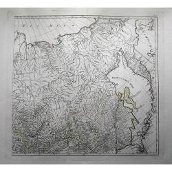 (untitled map of eastern Russia with Kamchatka )