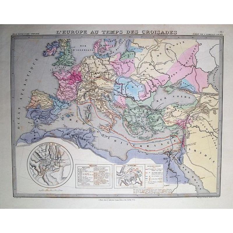 Atlas de Choix ou Recueil des Meilleures Cartes de Geographie Ancienne et Moderne (FRAGMENT)