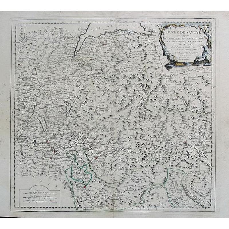 Duche de Savoye qui comprend le Chablais, le Fossigny, Le Genevois...