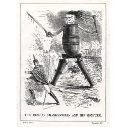 A set of 15 humorous prints from the Russian Empire's war with French and British Empire's. c1854.