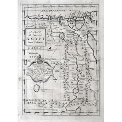 A Map of Ancient AEGYPT from Celarius.