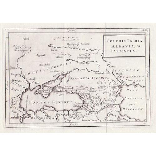 Old map image download for Colchis, Iberia, Albania & Sarmatia.