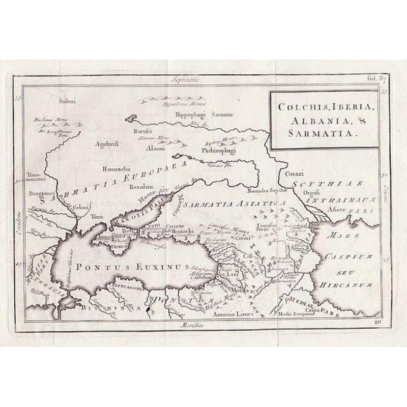 Colchis, Iberia, Albania & Sarmatia.