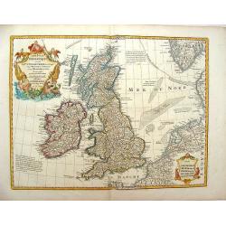 Les Isles Britanniques ou Sont le Royaumes d\'Angleterre .