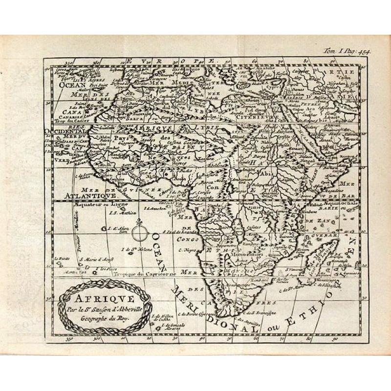 AFRIQVE Par le Sr. Sanson d'Abbeville Geographe du Roy